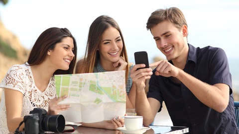 mappa rete smartphone